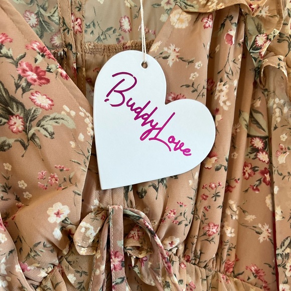 NWT Buddy Love Pia Long Sleeve Maxi Dress - Picture 7 of 13